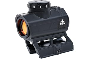 AT3 Tactical Alpha 2 MOA Red Dot Sight with Shake Awake - Absolute and Lower 1/3 Cowitness Mounts