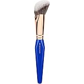 Bdellium Tools Professional Makeup Brush - Golden Triangle 988 BDHD Phase I - With All Vegan and Soft Synthetic Fibers, For Precise Application & Blending (Blue, 1pc)