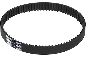 uxcell HTD5M-410 Rubber Timing Belt 82 Teeth Closed Loop Pulley Timing Belt 15mm Width, 410mm Pitch Length Synchronous Belt
