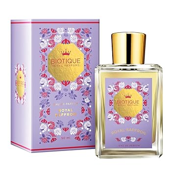 Biotique Royal Saffron Perfume, Eau De Parfum, 50 ml