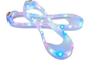 ORINXION Men Women Kids Luminous Shoe Covers LED Shoe Lights Unisex Light Up Sneaker Accessories for Safety Night Running Walking