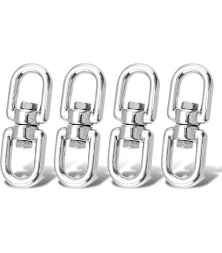 Ruimou 1 Anneau Pivotant Universel En Acier Inoxydable 316 à