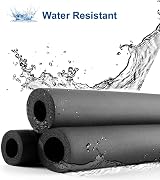 Générique Foam Pipe Insulation Tubing 6mm x 9mm x 1.8m Black Flexible Heat view 4