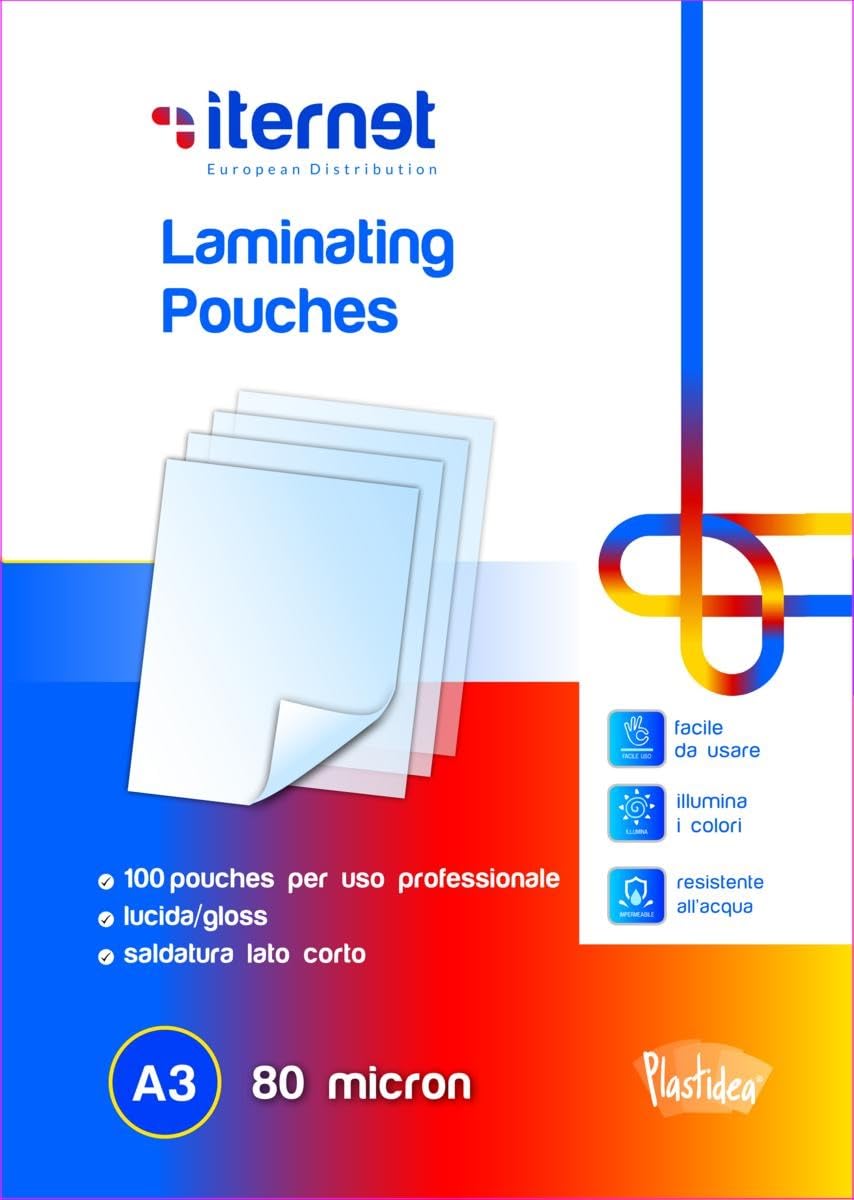 Laminating Pouches A3 Crystal Thickness 80 Micron (100 Sheets)