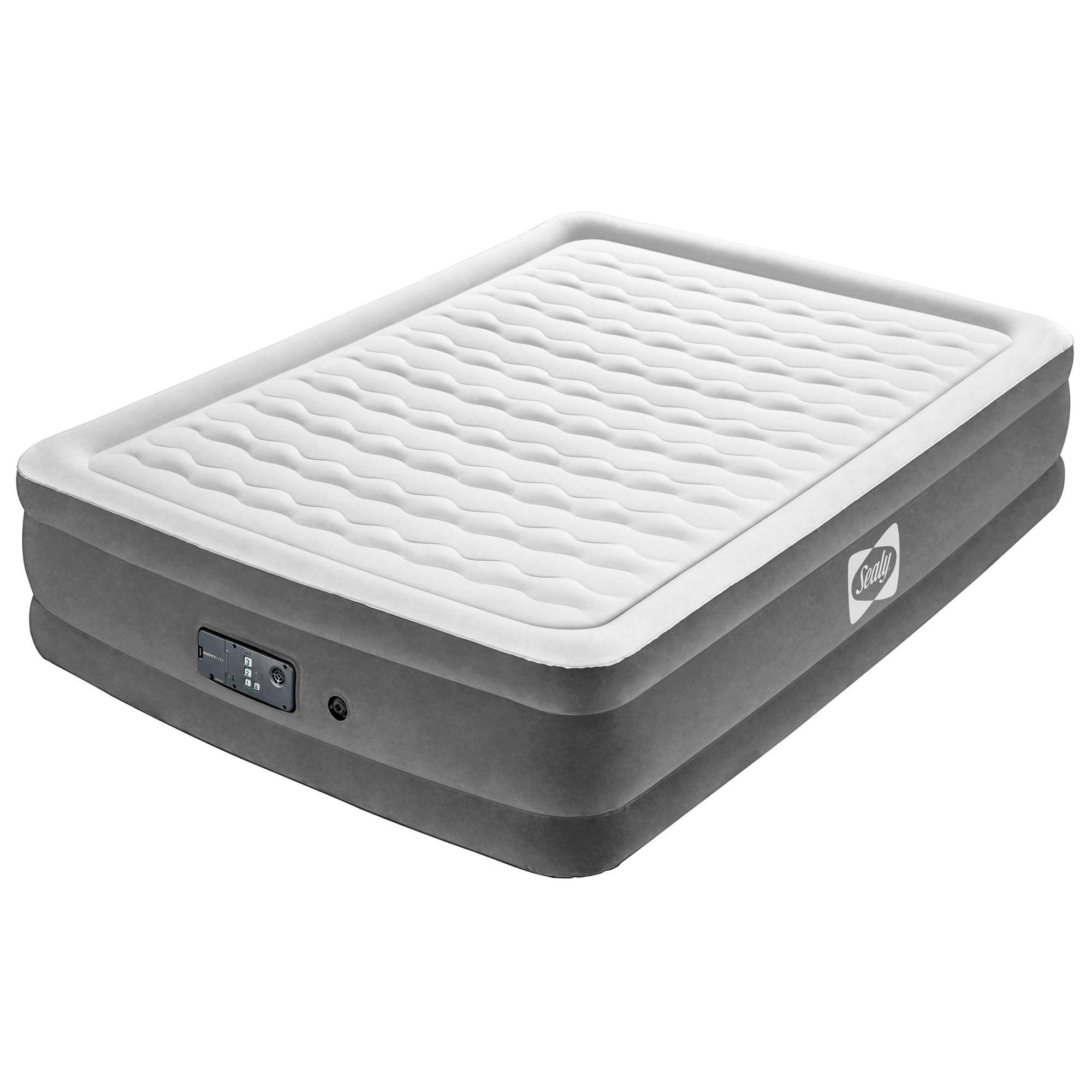 Photo 1 of Sealy: AlwayzAire 18" Airbed - Queen - Built-in Comfort Pump, Inflatable Matress, USB Charge, Wave Beam Construction, Adjustable Firmness, Storage Bag