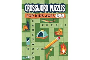 Crossword Puzzles for Kids Ages 6-8: A crosswords puzzle activity book for 1st grade and 2nd grade children