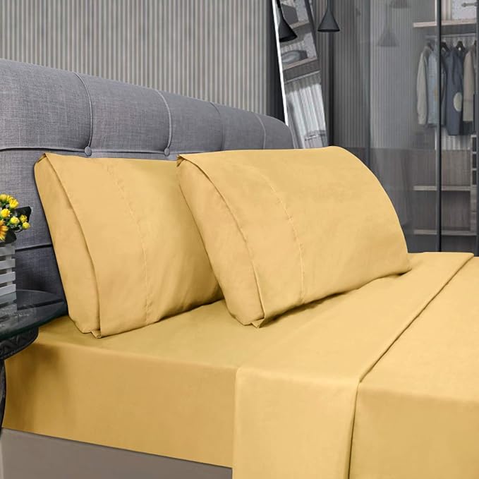 Heavy 1500 Thread Count Egyptian Cotton Short Queen Size 4