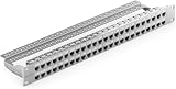 deleyCON 48 Port Patch Panel Modular RJ45 Keystone 1U 19" Rack CAT5e CAT6 CAT7 view 5