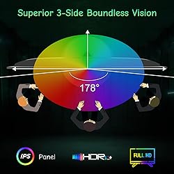 SANSUI Computer Monitor 24 inch Eye Care 1080P