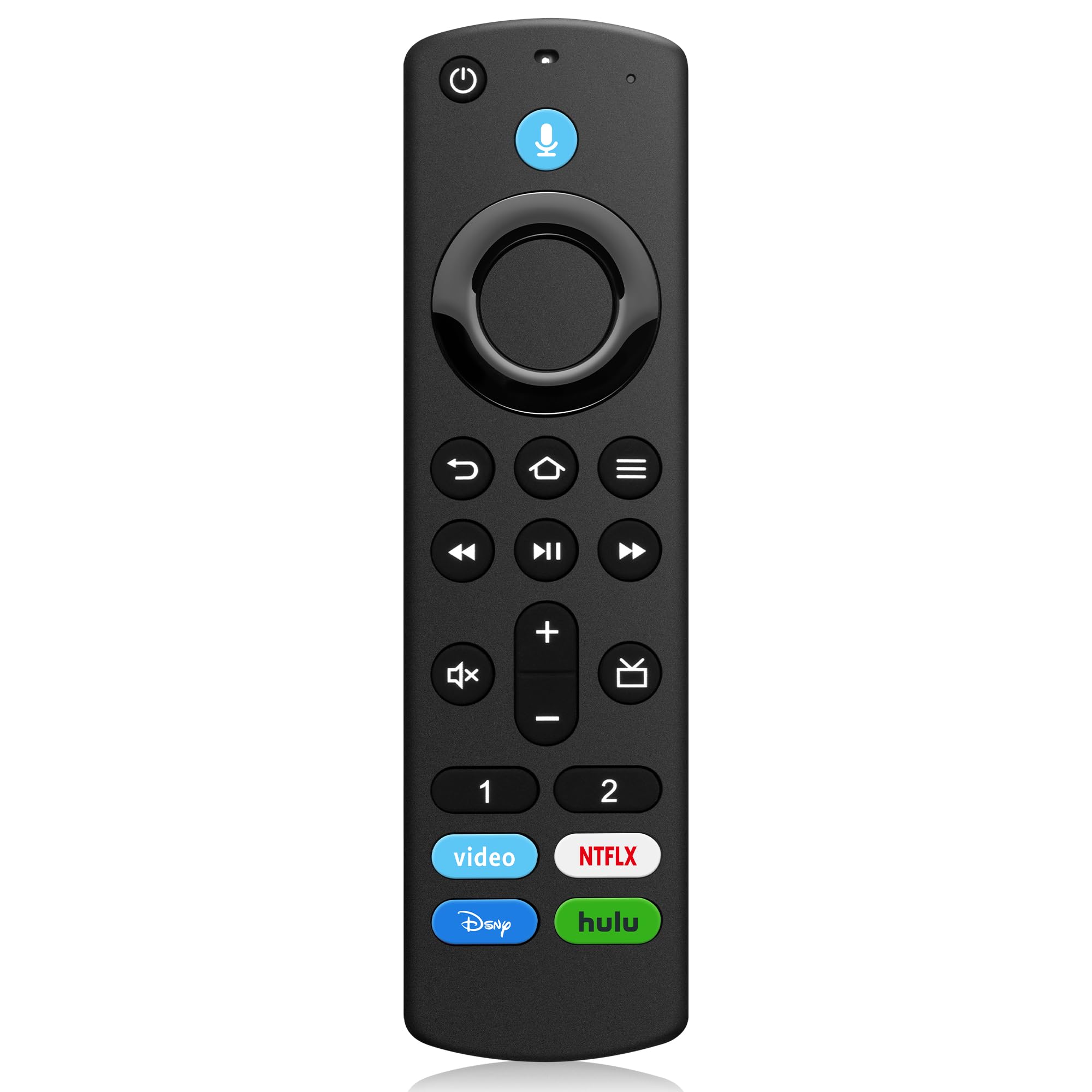 Photo 1 of Replacement Voice Remote Control fit for Fire Smart TVs Stick/TV Cube/Lite/4K/4K Max and fit for Insignia/Toshiba/Pioneer Smart TVs