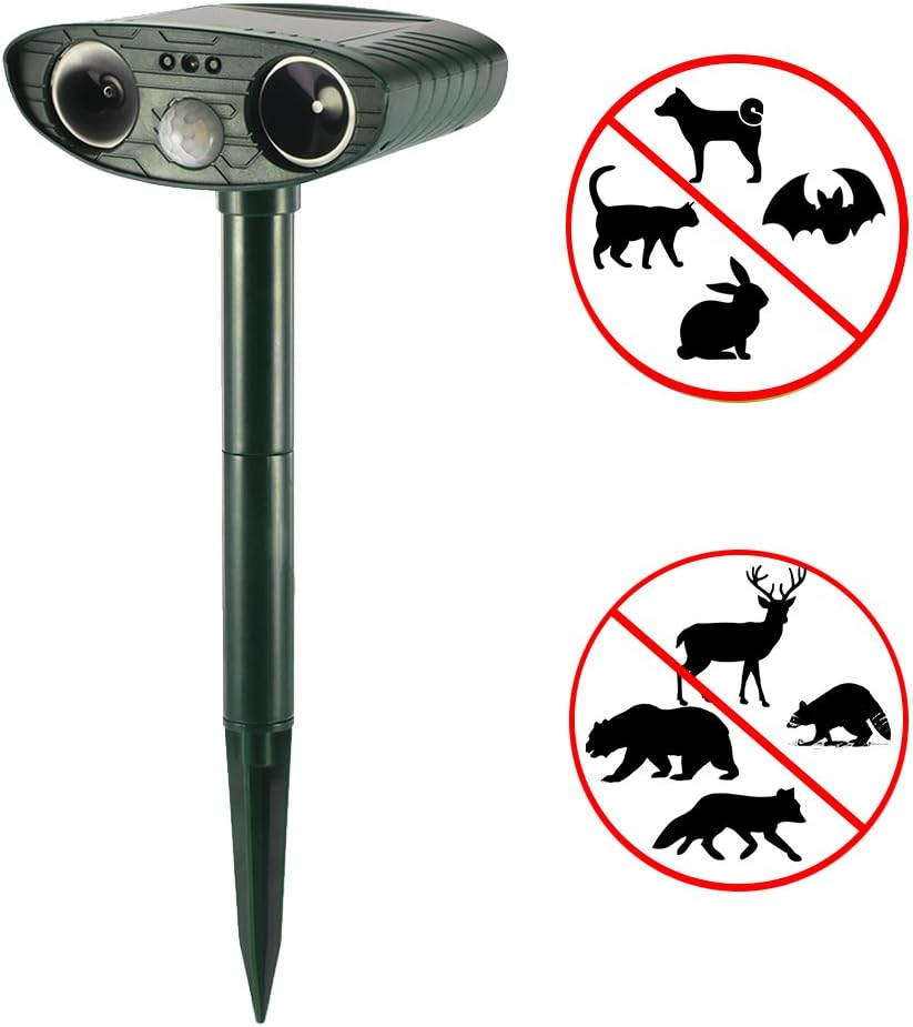 Ultrasonic Repeller Solar Powered Ultrasonic Animal Repeller Outdoor