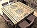Eidway Islamic Moon and Star Arabesque Design Plastic Table Cover for Eid, Ramadan, Graduation, Birthday Party Supply. 108