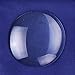 Rosebeading® 10 Count 50mm Round Flat Back Crystal Clear Glass Cabochon Dome