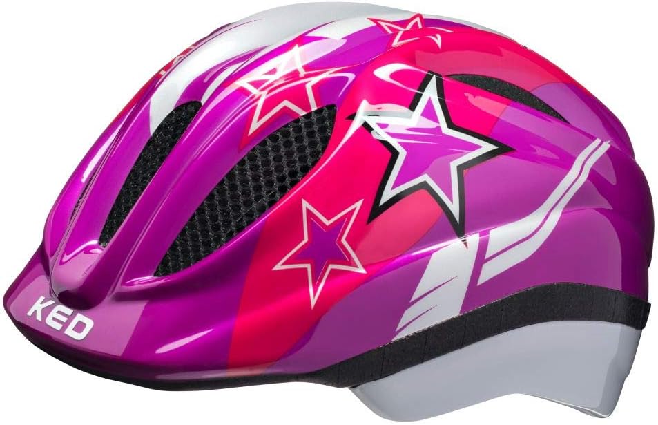 KED Meggy Helmet Kids violet stars 2020 Bike Helmet