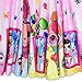 MagJazzy Little Girls Casual Dress Sleeveless Digital Printing Pageant Party Birthday Dress for Doll Surprised (150cm/ 7-8Y, Balloon Pink)