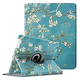 Fintie Apple iPad 2/3/4 Case - 360 Degree Rotating Stand Smart Case Cover for iPad with Retina Display (iPad 4th Generation), the new iPad 3 & iPad 2 (Automatic Wake/Sleep Feature) - Blossom