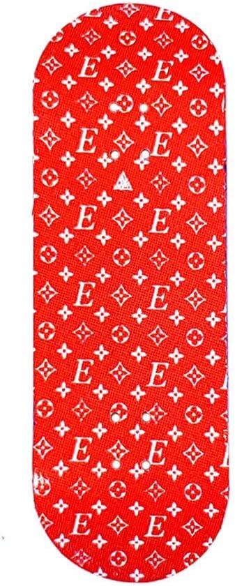 Exodus Deep Concave Graphic Fingerboard Deck (Monogram(Red/White), 33mm)