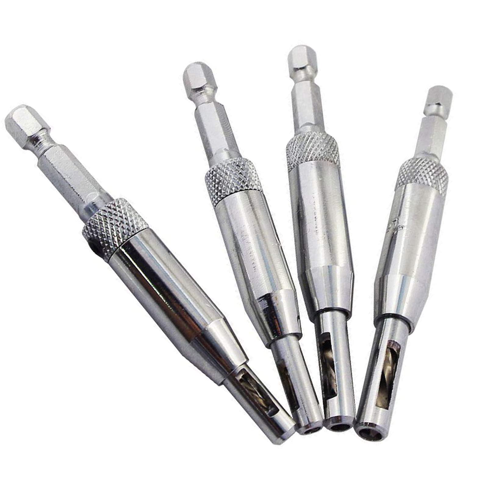 4Pcs HSS Door Window Cabinet Self Centering Hinge Drill Bits Set Center Hinge Drill Bit Mill Tool for Opening Hole-2mm 2.8mm 3.5mm 4.5mm