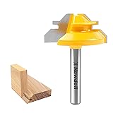 45 Degree Lock Miter Router Bit 1/4 Shank, Newdeli