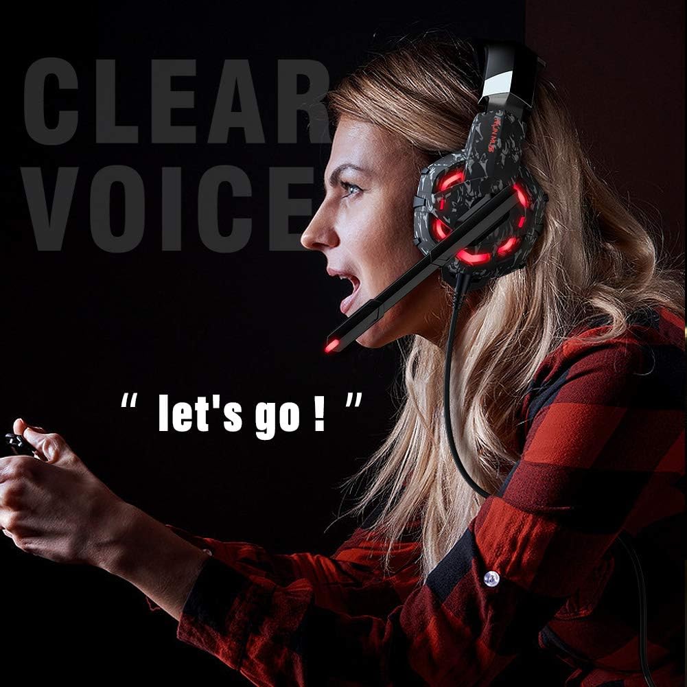 RUNMUS Gaming Headset Xbox One Headset: Electronics