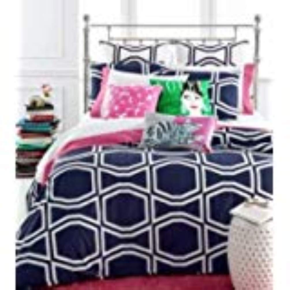 Kate Spade Ny Bow Tile 3 Piece Duvet Set Kate Spade Ny Bow Tile 3 Piece Duvet Set