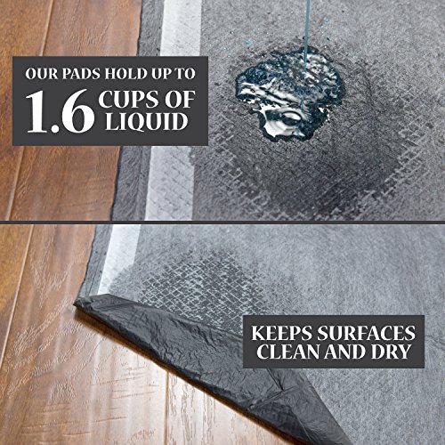 GOBUDDY Pet Training Puppy Pads with Odor Reducing Super Absorbent Activated Carbon for Cats and Dogs – Pack of 100 - Thumbnail 3