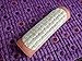 MediCrystal Non Electric Amethyst Mini Pillow - Half-Roll Bolster - Firm Cervical Support - Uses Body Heat - Emits Infrared Rays & Negative Ions - Natural Crystals - Matches Red-Brown Mats