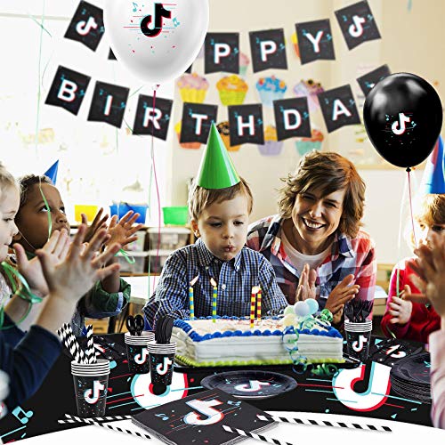 Tik Tok Party Decorations, Tik Tok Birthday Party Supplies for Boys
