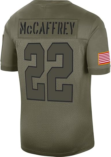 DANVERS #22 Christian_McCaffrey Camo 2019 Limited Jersey para Hombre