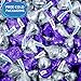 Bulk Chocolate Purple and Silver Foil Dark and Milk Chocolate HERSHEY'S KISSES Candies 1 lb