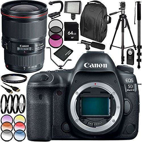 Canon-EOS-5D-Mark-IV-DSLR-Camera-with-EF-16-35mm-f4L-IS-USM-Lens-30PC-Accessory-Bundle-Includes-64GB-Memory-Card-MORE