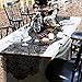 20x80-inch Halloween Table Runner, Halloween Black Lace Spiderweb Table Linen for Halloween Decorations Scary Movie Nights