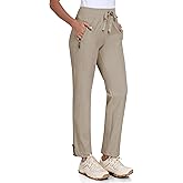 MoFiz Women's Hiking Pants Lightweight Outdoor Quick Dry Travel Joggers Water Resistant Athletic Pants Zipper Pockets