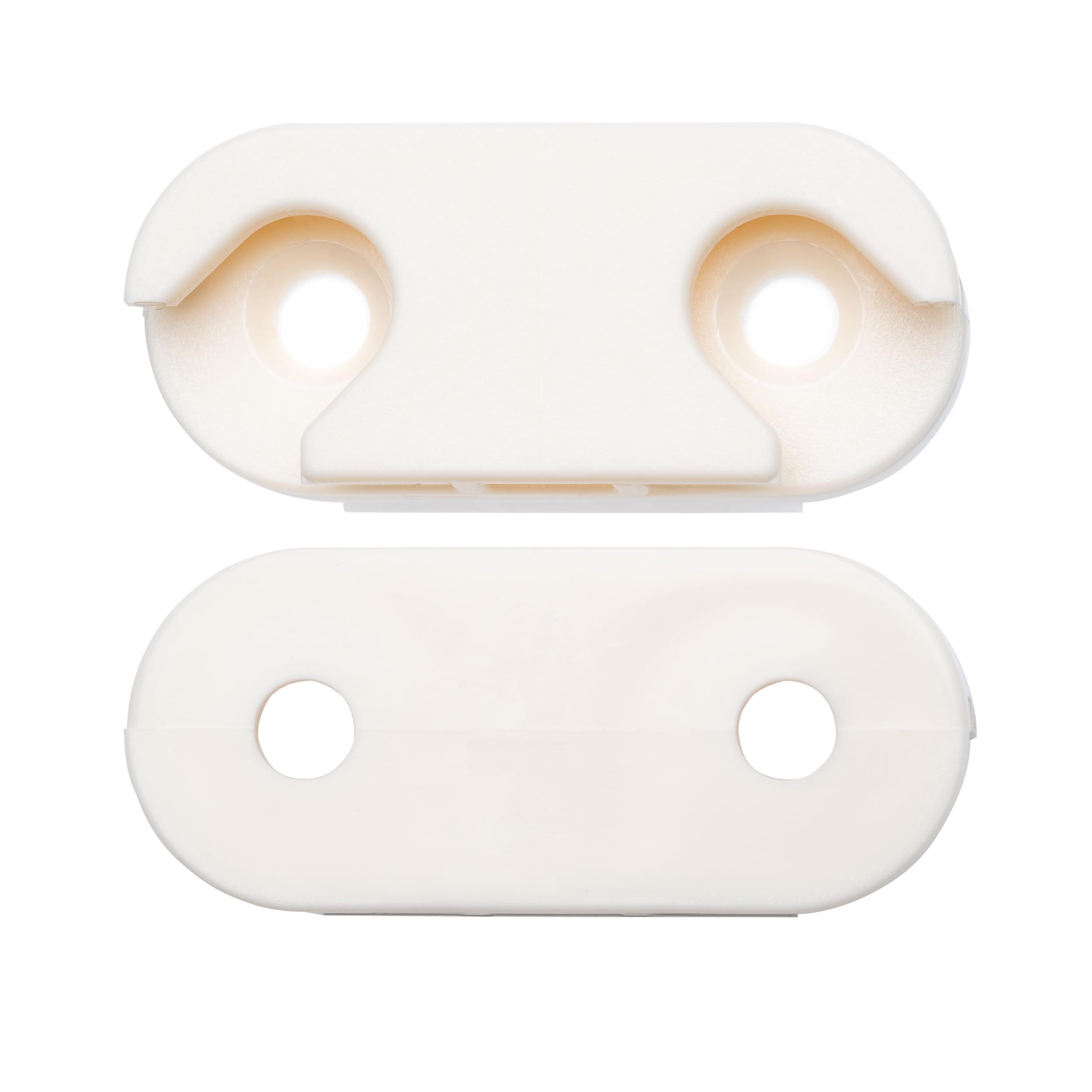 VDE Industries Compatible HEMNES Shoe Cabinet Hinge Replacement (Pack of 2, ABS Plastic, Unfinished, Door Mount)