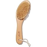 goop Beauty Dry Brush | Exfoliating & Detoxifying for Dry Skin | Wooden Brush with Natural Biodegradable Sisal Fibers | Sweep