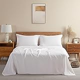 DAPU Pure Linen Sheets Set, 100% French Linen from