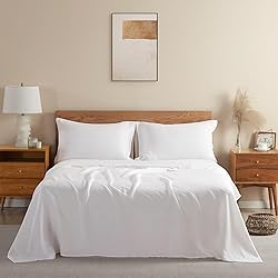 DAPU Pure Linen Sheets Set, 100% French Linen from