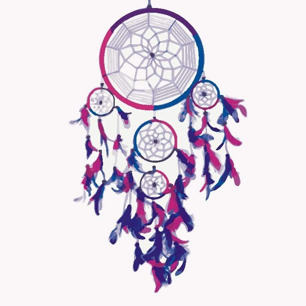 Fairylove Canvas Paint by Numbers Kits for Adults DIY Oil Painting Kit 16x20 inch,Dream Catcher