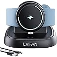 LVFAN Charger for Pixel Watch 3 2 & Fitbit Sense 2 / Versa 4 3, Charging Cable Charger Replacement Accessories, Charger Stand Dock for Google Pixel Watch 3 2 & Fitbit Versa 4 3 / Sense 2 / Sense