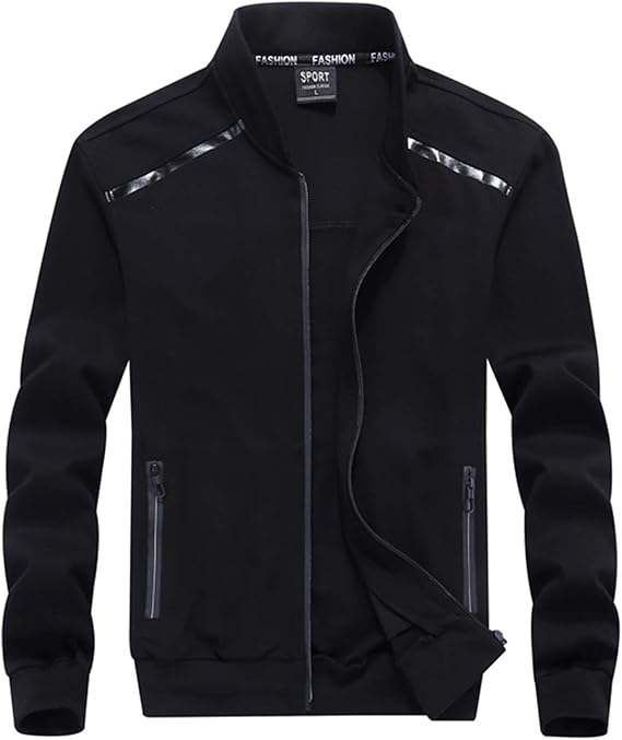 Amazon ジップアップ トレーナー フードなし ジャージ 上 無地 ジップパーカー メンズ 長袖 フルジップ フーディー スポーツ 大きいサイズ 4色 L 9xl トレーナー パーカー 通販