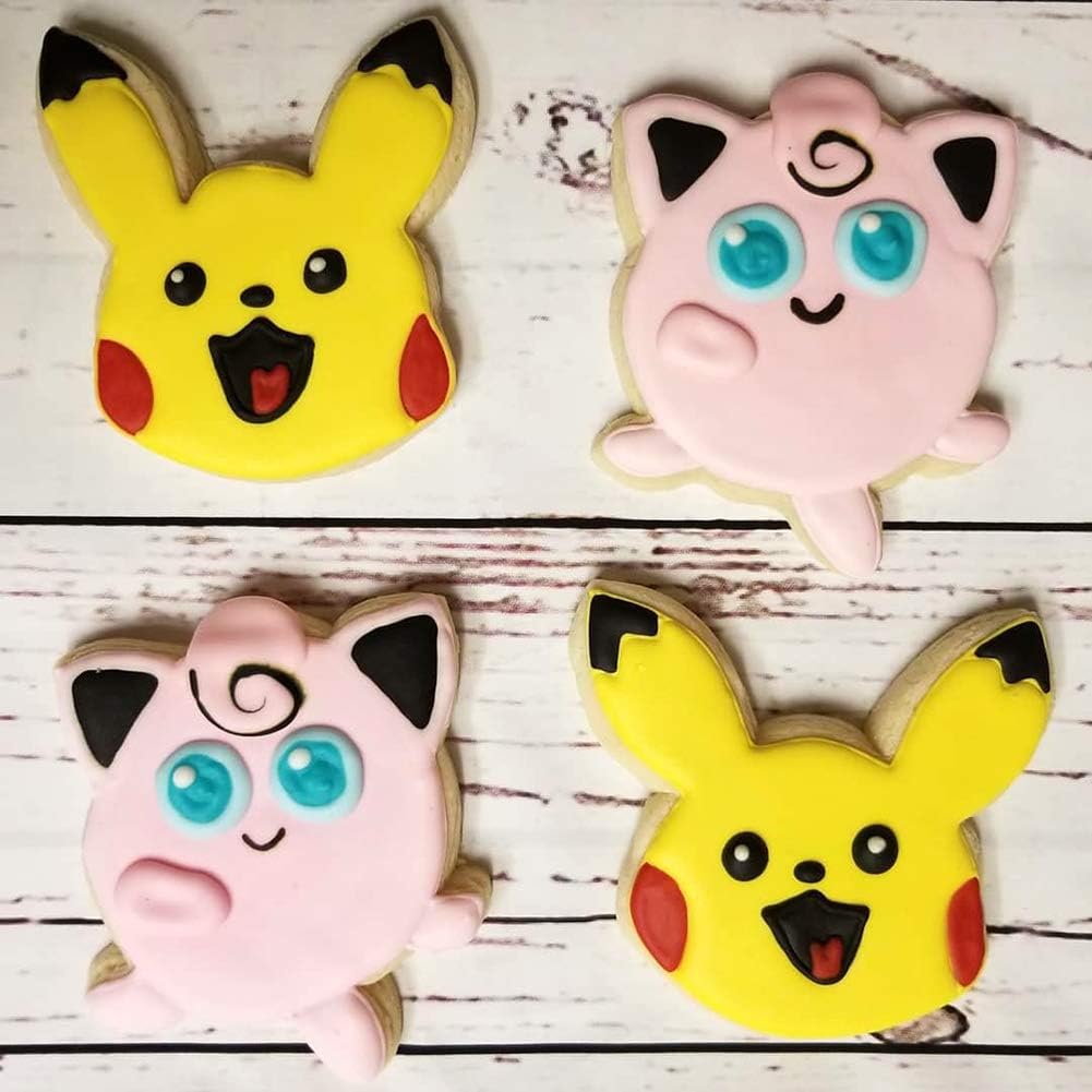 Amazon ポケモンテーマ用ピカチュウクッキーカッターセット ベビーシャワーや誕生日パーティー用の動物型カッター Anygo クッキー型 通販