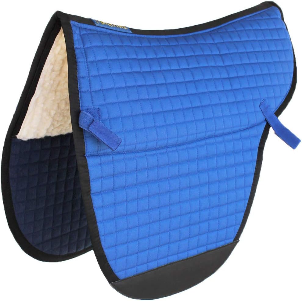 Professional Equine Horse Quilted English Saddle PAD Trail Treeless
