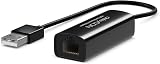 deleyCON USB 2.0 Ethernet Adapter RJ45 10/100 Mbps for PC Laptop Black view 2