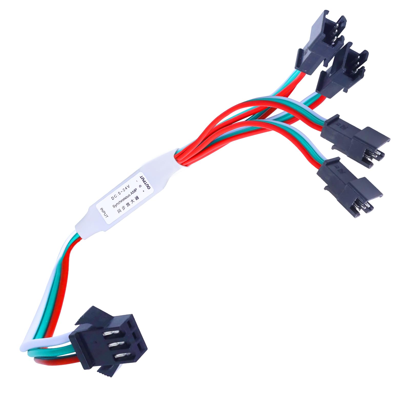 SP901E LED Pixel Signal Amplifier - Enhance Your Addressable LED Strip and Dream Color Programmable LED Matrix Panel Experience (1 TO 4 Amplifier (With IC))