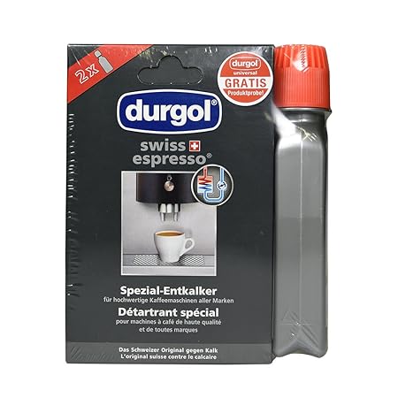 Durgol Swiss Espresso 2x125ml Entkalker - Durgol Universal 125ml gratis