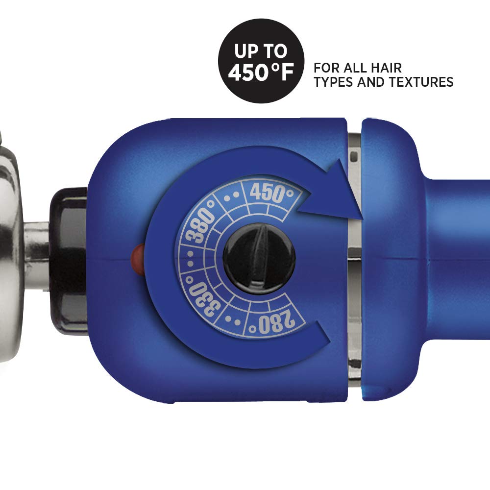 hot tools blue titanium curling iron