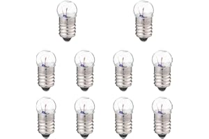 Gadpiparty 10-Pack Mini Light Bulbs 2. 5v E10 Base for Science Experiments, School Labs, and Electrical Projects