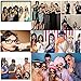 Valentine’s Day Photo Booth Props Kit [27pcs] DIY Creative Funny Glitter Disguise Props Party Decorations Tiara Angel Hearts Mustaches for Wedding Bridal Shower Bachelorette Girl Night Out Games