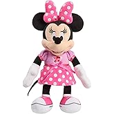 Disney Junior Mickey Mouse Funhouse Singing Fun Minnie Mouse 13 Inch Lights and Sounds Feature Feature Plush, Sings Bowtoons