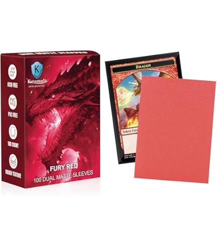 Amazon.com: BCW Spectrum Red Chroma Inner Card Sleeves | 100 Pack |  Acid-Free Archival Quality Protection | Perfect Fit Sleeves for MTG, Pokemon  | Dual-Sided Glossy-Clear : Toys & Games